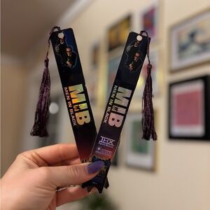 Men in Black Bookmarks with Tassels